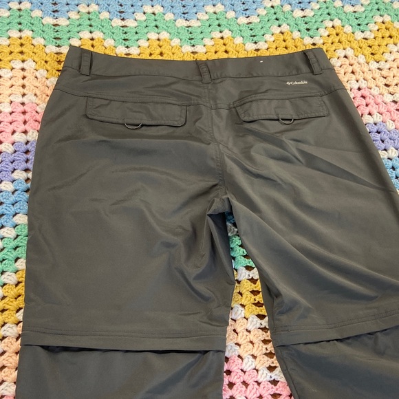 NWOT Columbia Kestrel Convertible Dark Gray Cargo Pants Shorts Hiking Women’s 14 - Picture 3 of 14
